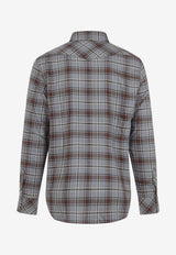 Plaid Check Long-Sleeved Shirt