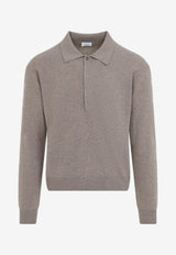 Knitted Polo Sweater