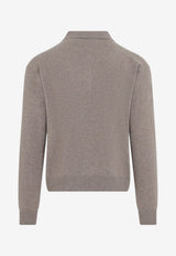 Knitted Polo Sweater