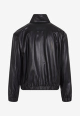 Leather Bomber Jacket