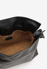 Loewe Medium Flamenco Nappa Leather Clutch Bag Black A411FC1XD4--1100