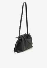 Loewe Medium Flamenco Nappa Leather Clutch Bag Black A411FC1XD4--1100