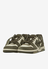 Off-White Out Of Office Nubuck and Suede Sneakers Green OF05728310--CRMMGN