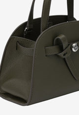Tory Burch Small Romy Bowling Bag in Pebbled Leather Green 179989325_390f41fd-146c-4e0b-8a5f-ea24f296f9fa