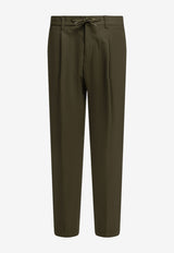 Herno Mid-Rise Creased Pants Green PT000236U129057730_3e3a146b-27c4-411d-b911-d7bec23bb219