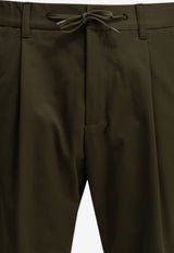 Herno Mid-Rise Creased Pants Green PT000236U129057730_3e3a146b-27c4-411d-b911-d7bec23bb219