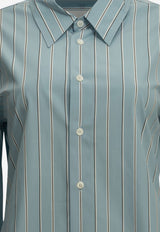 AMI PARIS Striped Buttoned Shirt Light Blue FSH866.CO0249A232_279c2c7e-e164-4d6c-8384-7ceeb22b102b