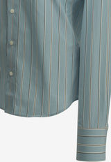 AMI PARIS Striped Buttoned Shirt Light Blue FSH866.CO0249A232_279c2c7e-e164-4d6c-8384-7ceeb22b102b
