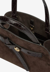 Tory Burch Small Romy Suede Bowling Bag Brown 183362201_3f704b40-8569-4819-865e-cdf0566b8714