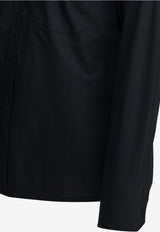Herno Resort Mélange-Effect Shirt Blue CM00017UR12917S9200_7a8d9a3c-a0cd-495a-9935-f3d12f397f3d