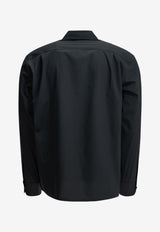Herno Resort Mélange-Effect Shirt Blue CM00017UR12917S9200_7a8d9a3c-a0cd-495a-9935-f3d12f397f3d