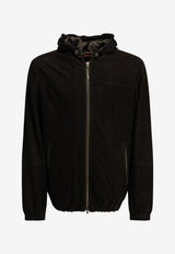 Herno Suede Hooded Down Jacket Brown PL00032UR181518800_d4660097-554d-47db-a0c3-28a660fd23a0