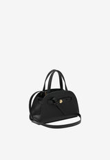 Tory Burch Small Romy Bowling Bag in Pebbled Leather Black 179989001_6192e033-e789-44e7-9551-46c290eb5f24