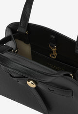 Tory Burch Small Romy Bowling Bag in Pebbled Leather Black 179989001_6192e033-e789-44e7-9551-46c290eb5f24