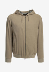 Herno Resort Hooded Zip-Up Jacket Beige GT00003UR129341985_0142cad3-dd8a-490b-8bf6-48d4a1a477a0