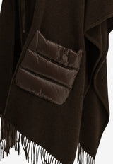 Herno Resort High-Neck Fringed Poncho Brown GC00066DR333958810_13370176-b62b-4860-ab6a-b35467c128f7