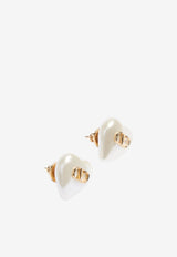 Valentino VLogo Pearl Earrings Pearl 9W2J0BM2-UXM-R5G