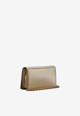Christian Louboutin Bettina Laminated Leather Clutch Gold 1265167--PL12
