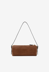 Embossed Logo Leather Pouch