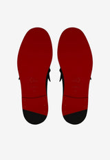 Christian Louboutin Plato Calf Leather Loafers Black 3260183--BK01