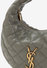 Mini Icarino Quilted Leather Hobo Bag