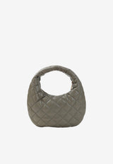 Mini Icarino Quilted Leather Hobo Bag