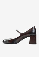 65 Mary-Jane Leather Pumps