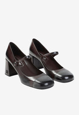 65 Mary-Jane Leather Pumps