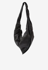 Lemaire Small Scarf Nappa Leather Shoulder Bag Black BG0188-LL0075-MU096