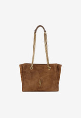 Niki Quilted Suede Shoulder Bag