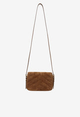Lou Lou Quilted Suede Crossbody Bag