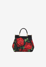Small Sicily Rose Print Handbag