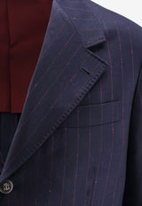 Brunello Cucinelli Single-Breasted Pinstripe Suit Blue MV4419CTN5C007_Navyrosso_70014864