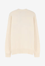 Polo Ralph Lauren Embroidered Logo Wool Sweater Beige 710B26782001_ANDOVERCREAM_70027104