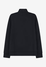 Polo Ralph Lauren Logo Embroidered Half-Zip Sweatshirt Blue 710P06234001_POLOBLACK_70027157