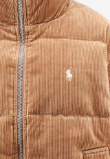 Polo Ralph Lauren Corduroy Padded Jacket Brown 211B20376001_TAN_70027186