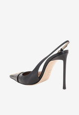 Tom Ford Thea 105 Shiny Leather Slingback Pumps Black W3902LKD002PNAA_BLACK_70014195