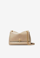Tory Burch Charlie Leather Shoulder Bag Taupe 185828020_SoftCement_66335944