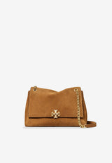 Tory Burch Charlie Suede Shoulder Bag Caramel 183357200_CARAMEL_70008178