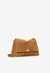 Tory Burch Charlie Suede Shoulder Bag Caramel 183357200_CARAMEL_70008178