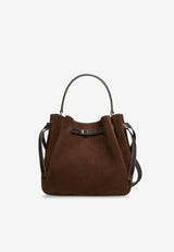 Tory Burch Romy Suede Bucket Bag Dark Brown 169275200_DarkCocoa_70008179