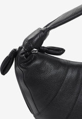 Fortune Croissant Leather Shoulder Bag