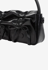 Micro Multipocket Leather Shoulder Bag