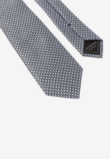 Geometric Silk Tie