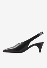 60 Nappa Leather Slingback Pumps
