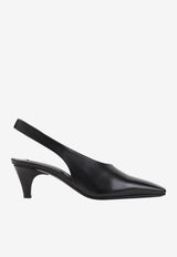 60 Nappa Leather Slingback Pumps