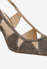 Savona 75 Glittered Slingback Pumps