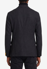 Tagliatore New York Single-Breasted Blazer Gray 1SNY13B-340366-ES844