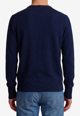 Ballantyne Cashmere Knit Sweater Navy B2P000-12K00-13777