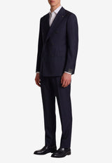 Tagliatore Vesuvio Double-Breasted Suit Blue 2SVS20B11-070001-B5713